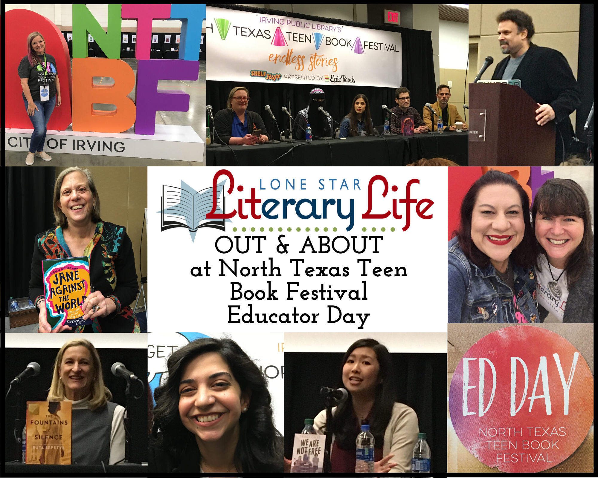 Out and About at the North Texas Teen Book Festival Educator Day Lone